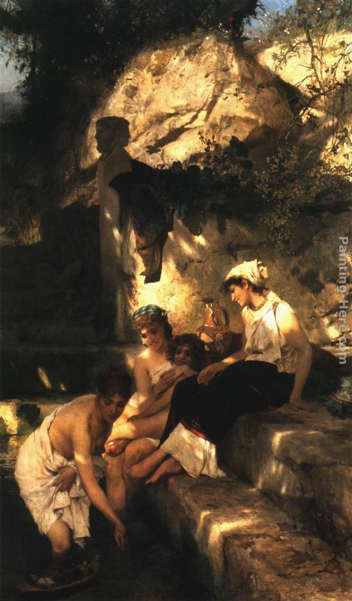 Henryk Hector Siemiradzki Roman Idyll